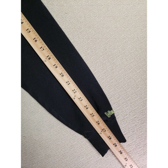 Volcom Sweater Mens Small Sweatshirt Hoodie Full Zip Cotton Yellow Skater Surf - Picture 8 of 12